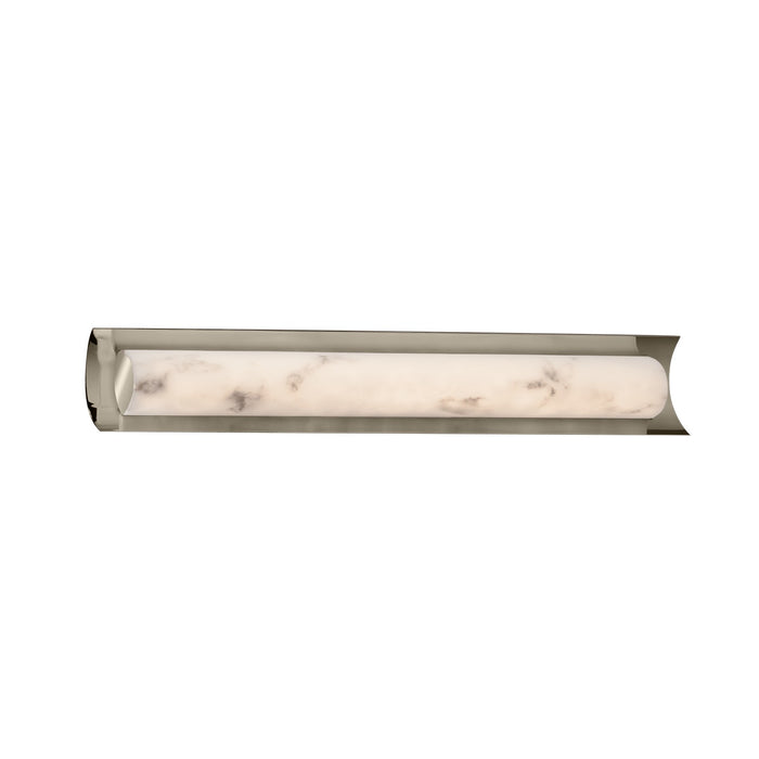 Justice Designs FAL-8635-NCKL LED Linear Bath Bar, Brushed Nickel