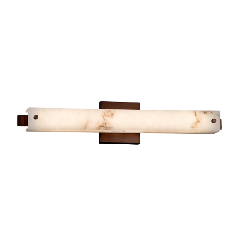 Justice Designs FAL-8681-DBRZ LED Linear Bath Bar, Dark Bronze