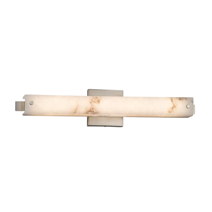 Justice Designs FAL-8681-NCKL LED Linear Bath Bar, Brushed Nickel