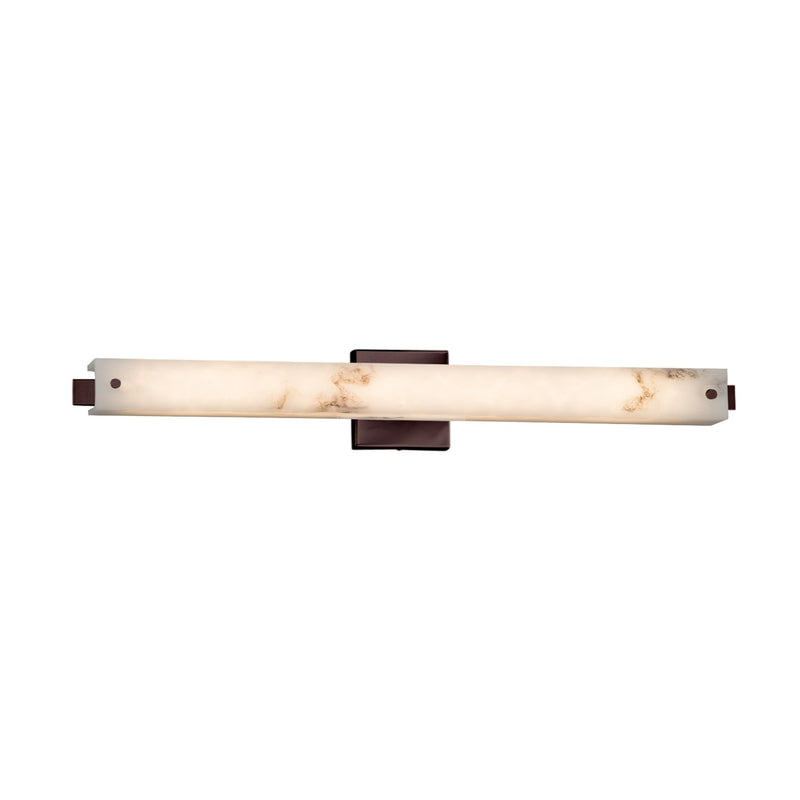 Justice Designs FAL-8685-DBRZ LED Linear Bath Bar, Dark Bronze