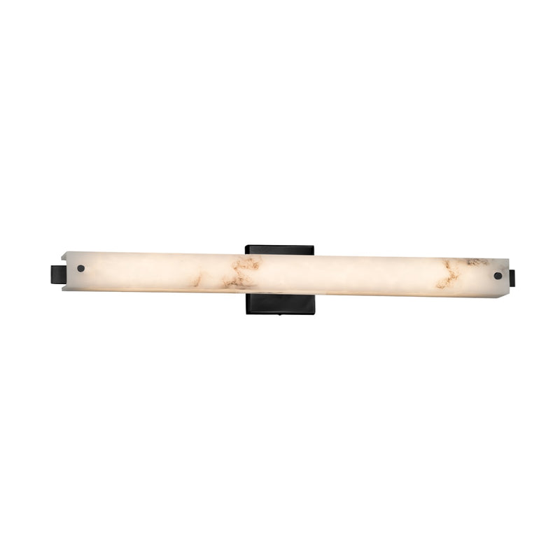 Justice Designs FAL-8685-MBLK LED Linear Bath Bar, Matte Black