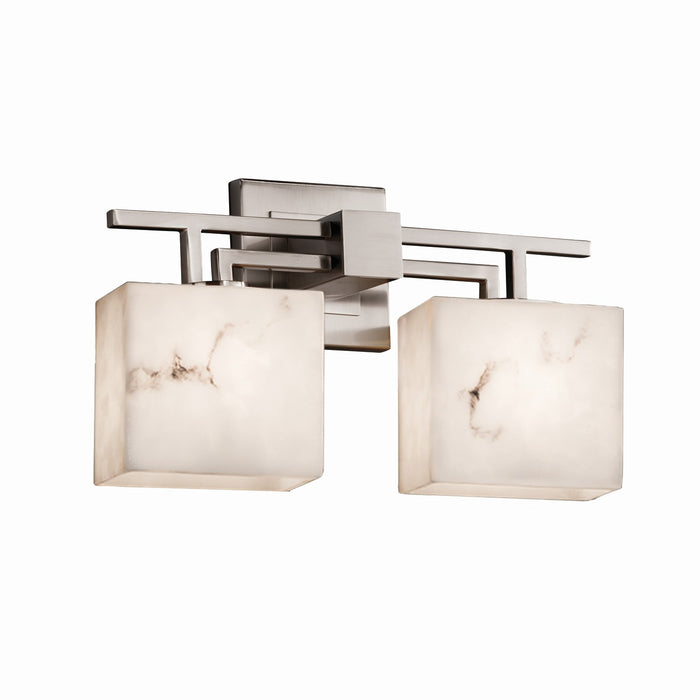 Justice Designs FAL-8702-55-NCKL Two Light Bath Bar, Brushed Nickel