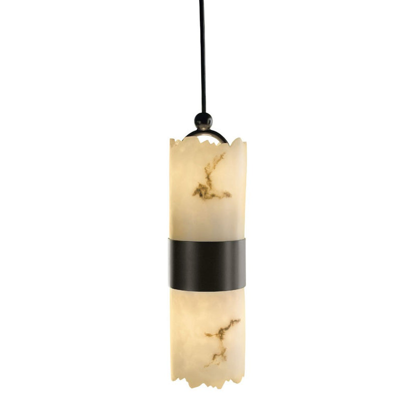 Justice Designs FAL-8758-12-DBRZ-LED2-1400 LED Pendant, Dark Bronze