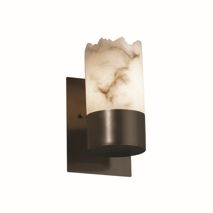 Justice Designs FAL-8761-12-DBRZ-LED1-700 LED Wall Sconce, Dark Bronze