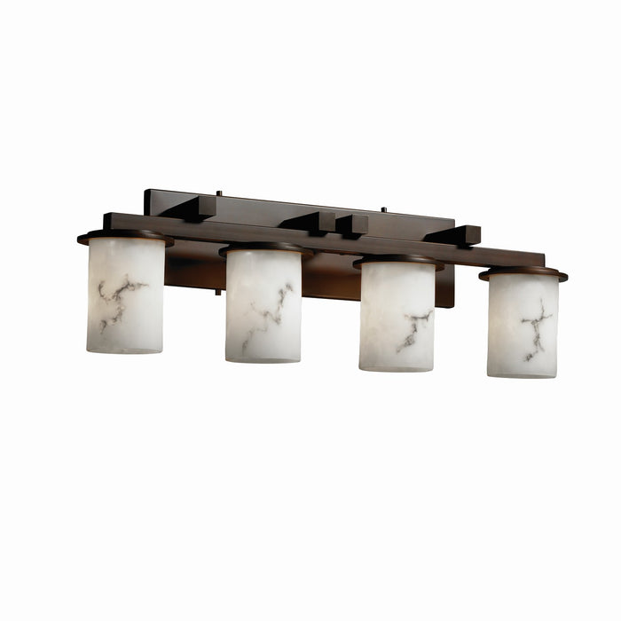 Justice Designs FAL-8774-10-DBRZ-LED4-2800 LED Bath Bar, Dark Bronze