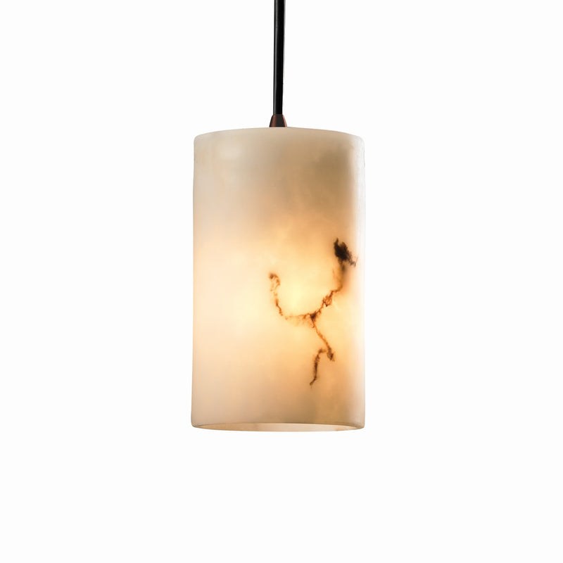 Justice Designs FAL-8815-10-DBRZ One Light Pendant, Dark Bronze