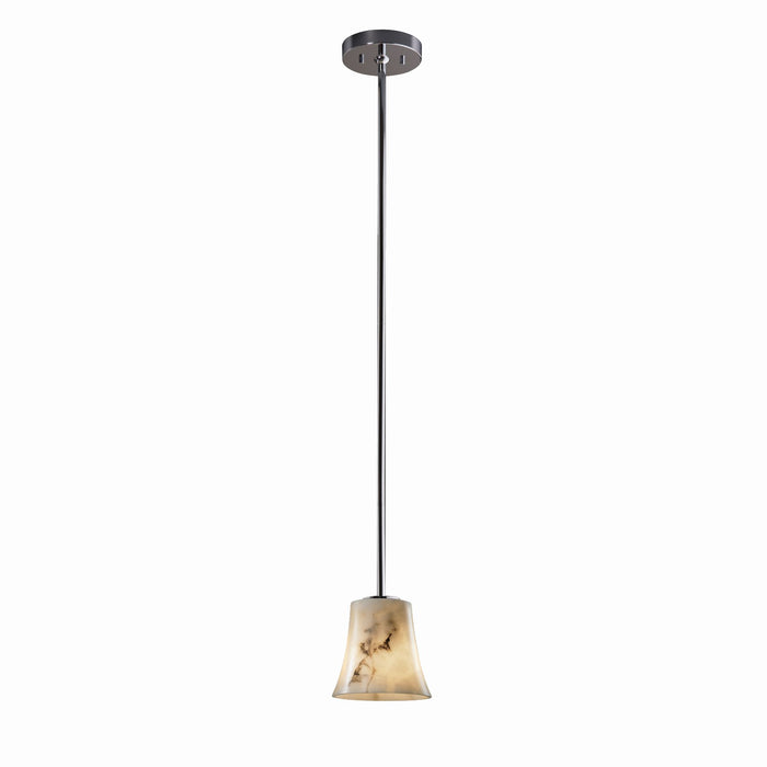 Justice Designs FAL-8815-20-NCKL-RIGID-LED1-700 LED Pendant, Brushed Nickel