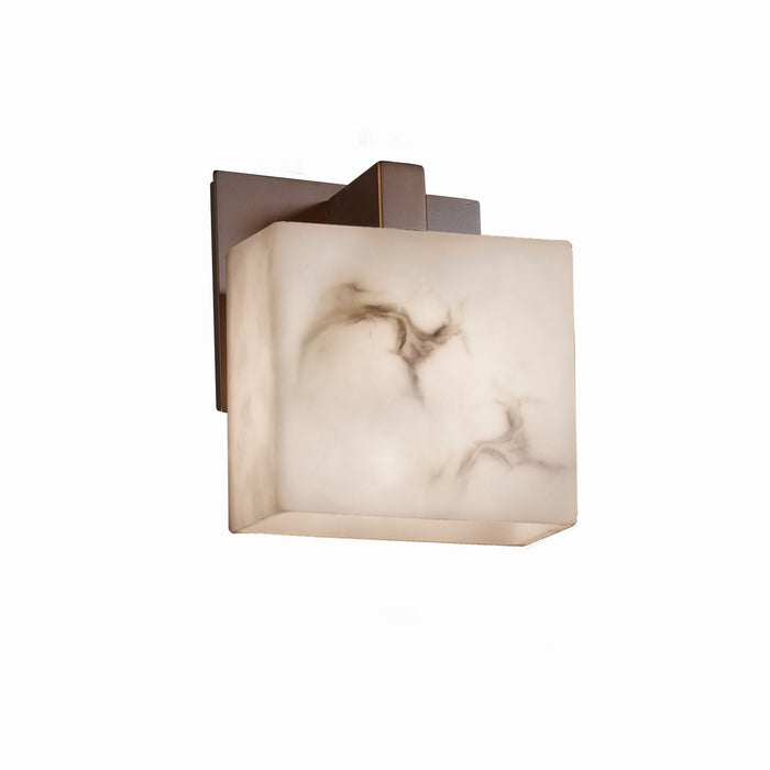 Justice Designs FAL-8931-55-DBRZ One Light Wall Sconce, Dark Bronze