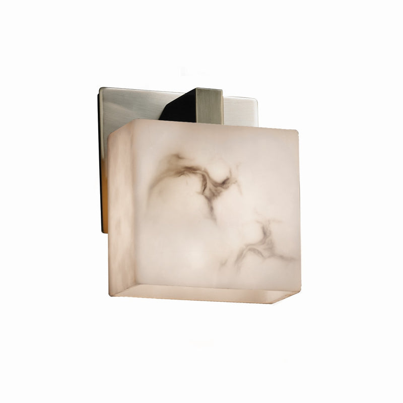 Justice Designs FAL-8931-55-NCKL One Light Wall Sconce, Brushed Nickel