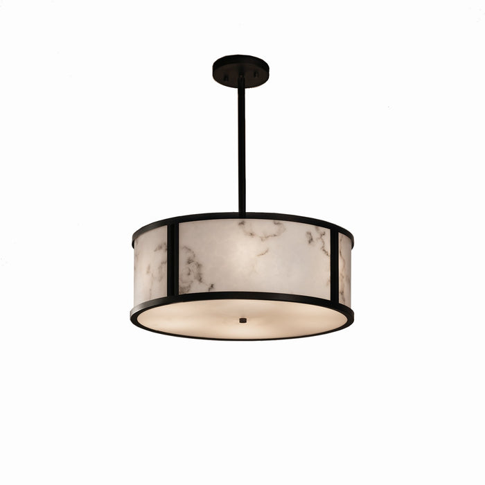 Justice Designs FAL-9541-DBRZ-LED3-3000 LED Pendant, Dark Bronze
