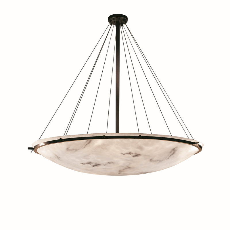 Justice Designs FAL-9698-35-DBRZ 16 Light Pendant, Dark Bronze