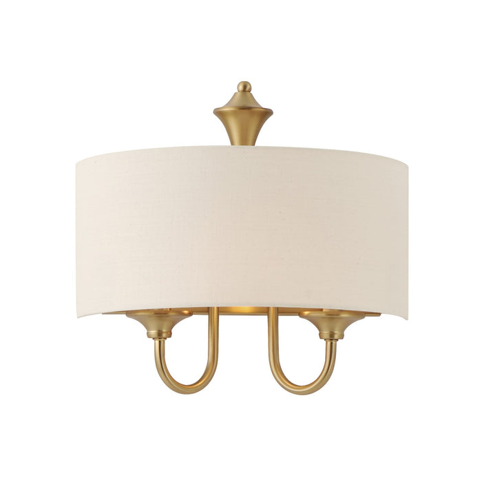 Maxim 10012OMNAB One Light Wall Sconce, Natural Aged Brass
