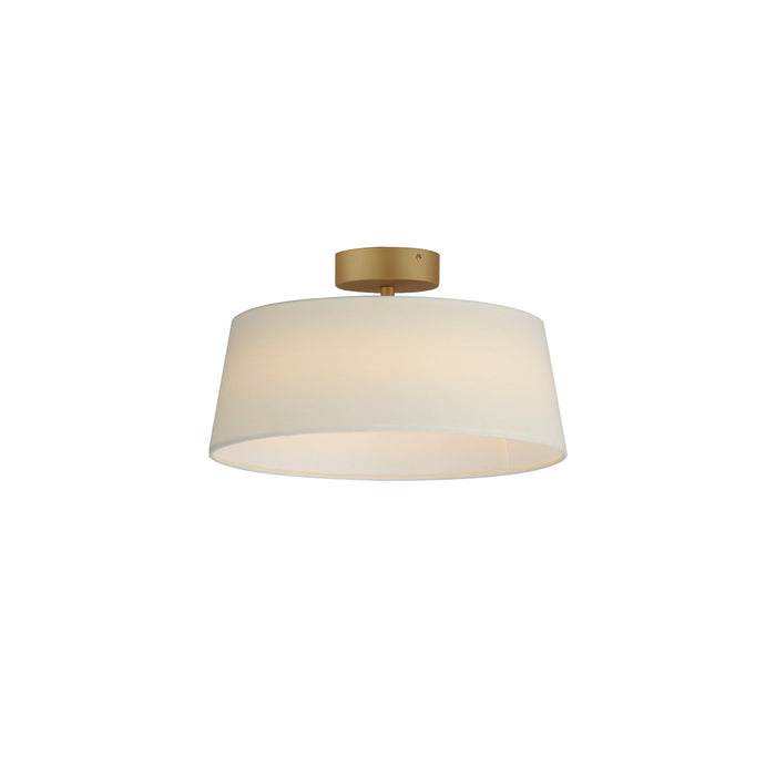 Maxim 10330OFNAB LED Flush Mount, Natural Aged Brass