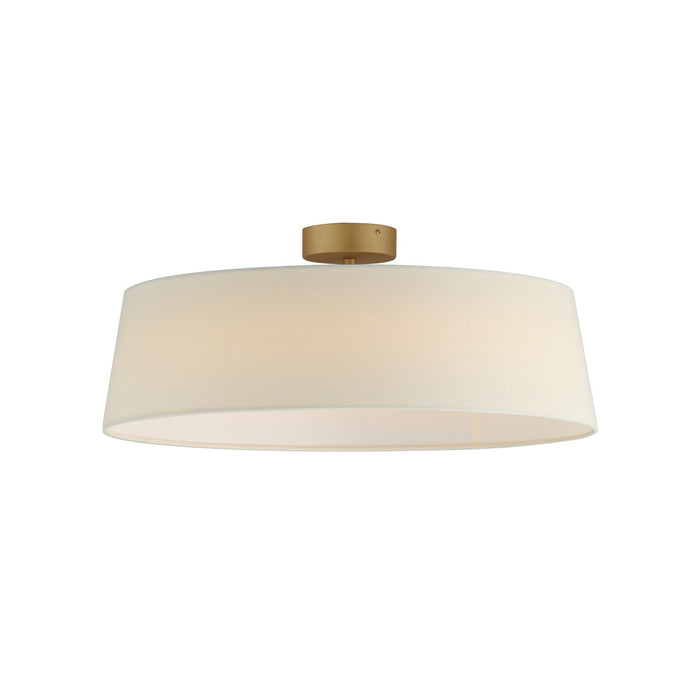 Maxim 10332OFNAB LED Flush Mount, Natural Aged Brass