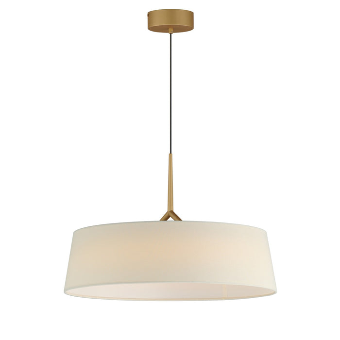 Maxim 10336OFNAB LED Pendant, Natural Aged Brass