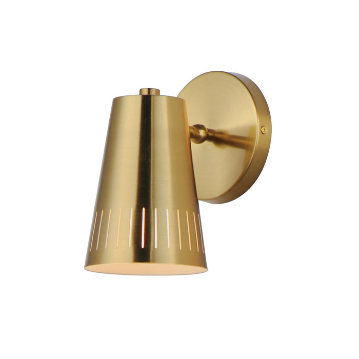 Maxim 11431NAB One Light Wall Sconce, Natural Aged Brass