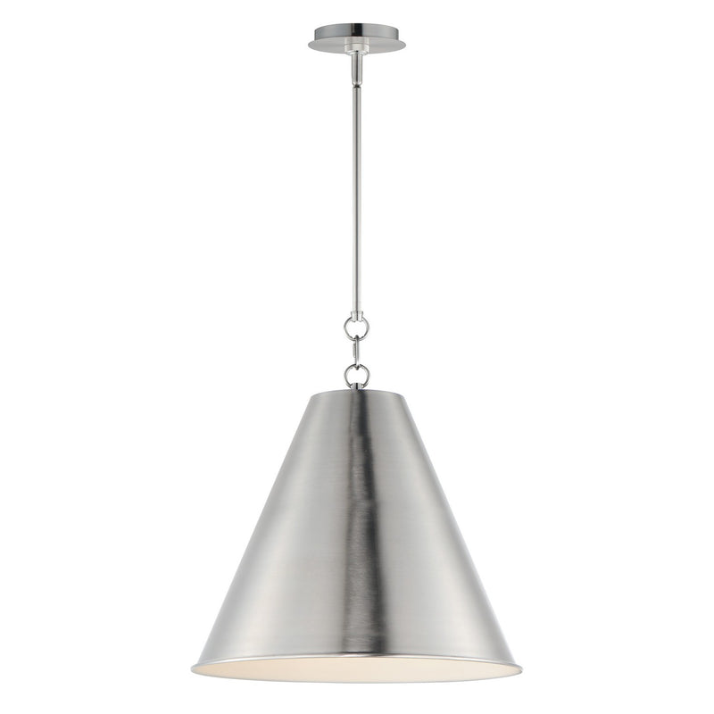 Maxim 15164SN One Light Pendant, Satin Nickel