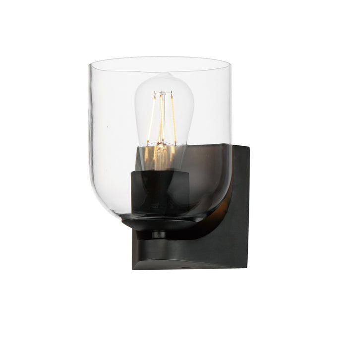 Maxim 21231CLBK One Light Bath Vanity, Black