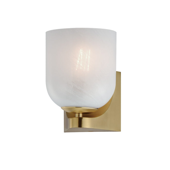 Maxim 21231MRNAB One Light Bath Vanity, Natural Aged Brass
