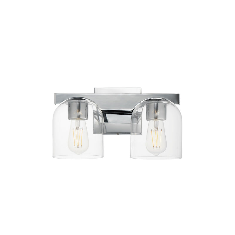 Maxim 21232CLPC Two Light Bath Vanity, Polished Chrome