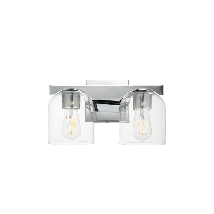 Maxim 21232CLPC Two Light Bath Vanity, Polished Chrome