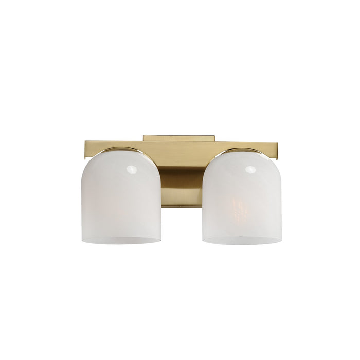Maxim 21232MRNAB Two Light Bath Vanity, Natural Aged Brass