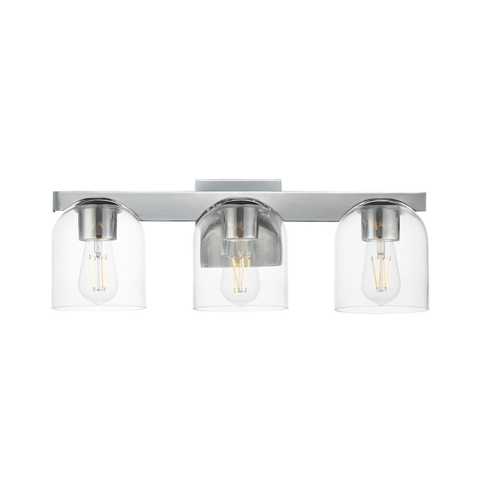 Maxim 21233CLPC Three Light Bath Vanity, Polished Chrome