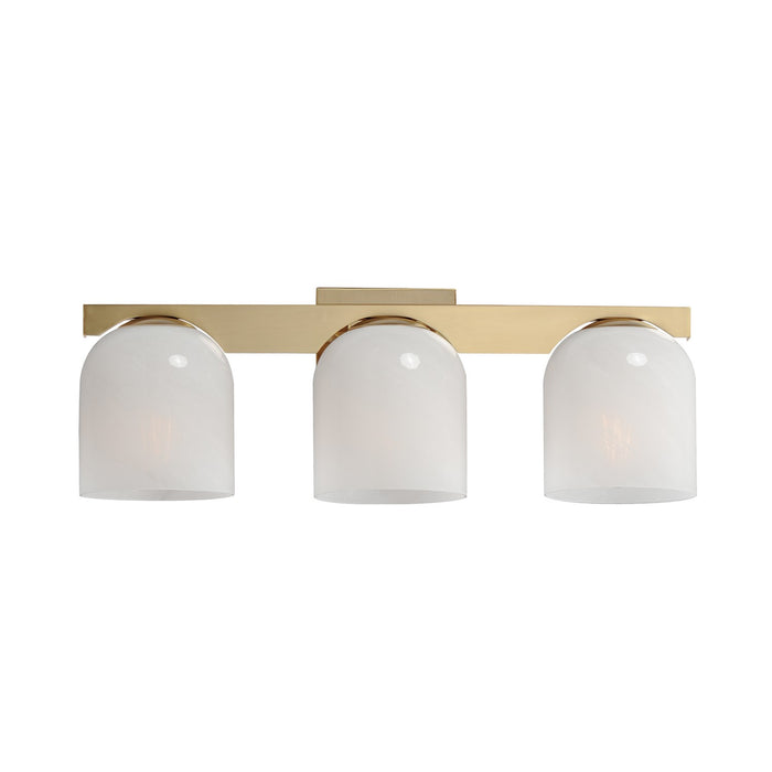 Maxim 21233MRNAB Three Light Bath Vanity, Natural Aged Brass