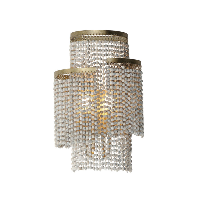 Maxim 22460WWDGS Two Light Wall Sconce, Golden Silver