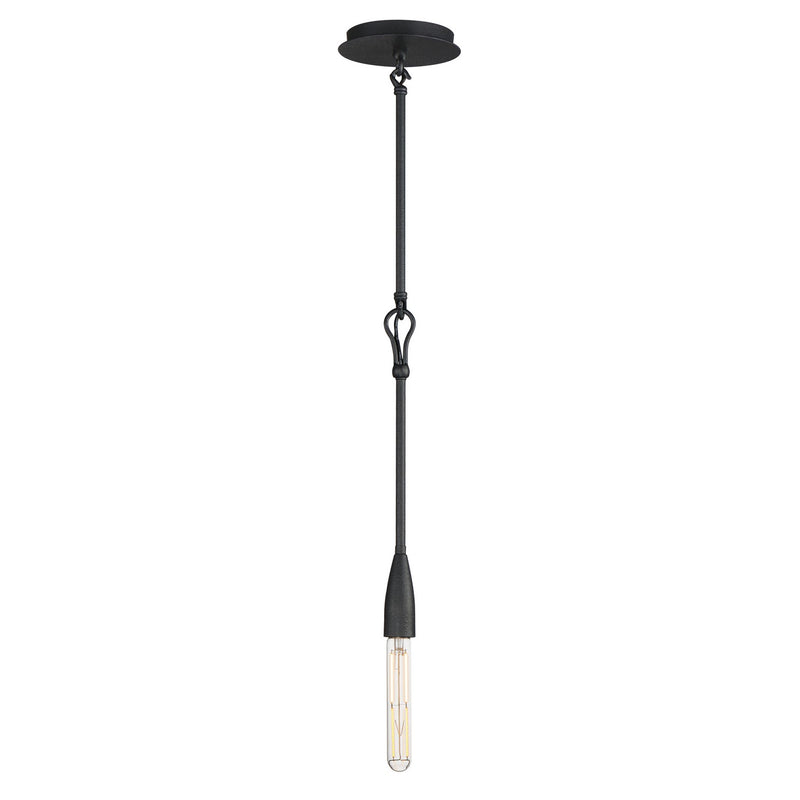 Maxim 27711AR One Light Pendant, Anthracite