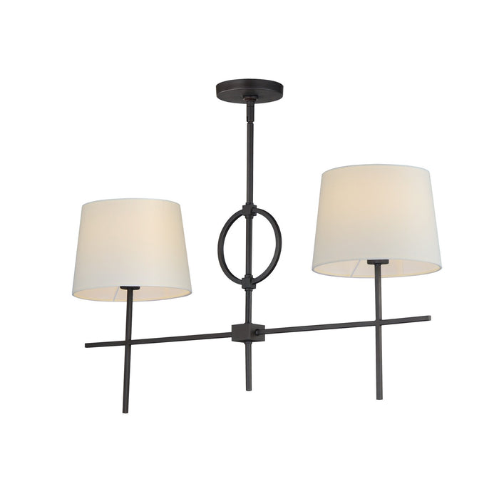 Maxim 27722OFCHL Two Light Pendant, Charcoal Bronze