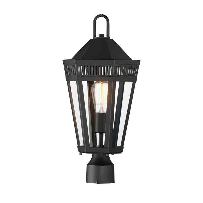 Maxim 30590CLBK One Light Outdoor Post Mount, Black