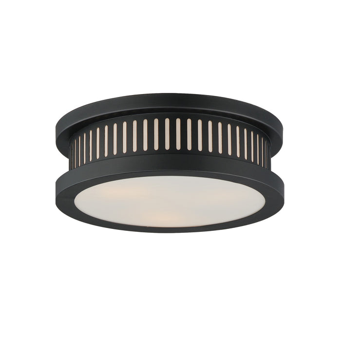 Maxim 30599WTBK Three Light Outdoor Flush Mount, Black