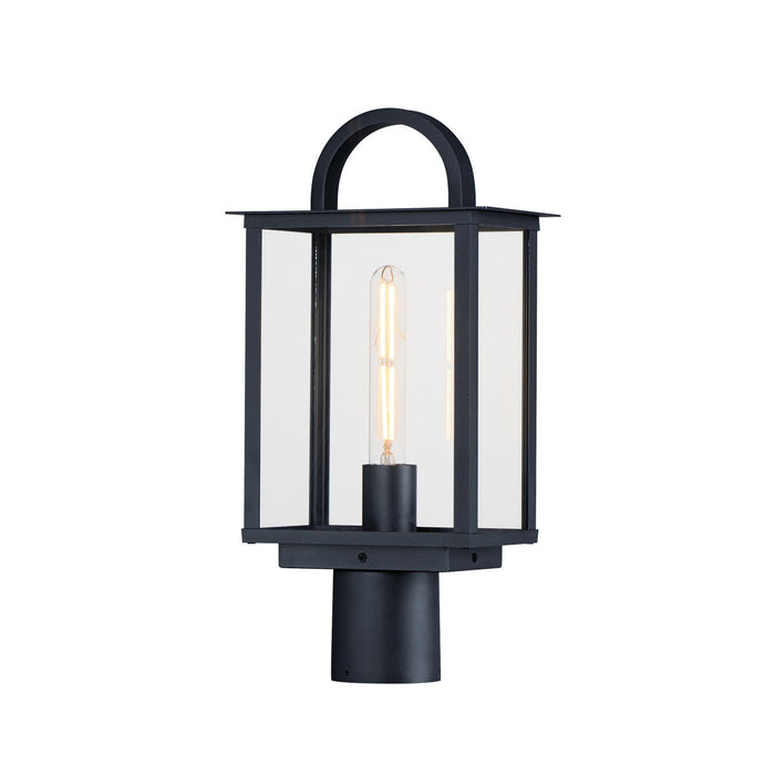Maxim 30759CLBK One Light Deck/Post Lantern, Black