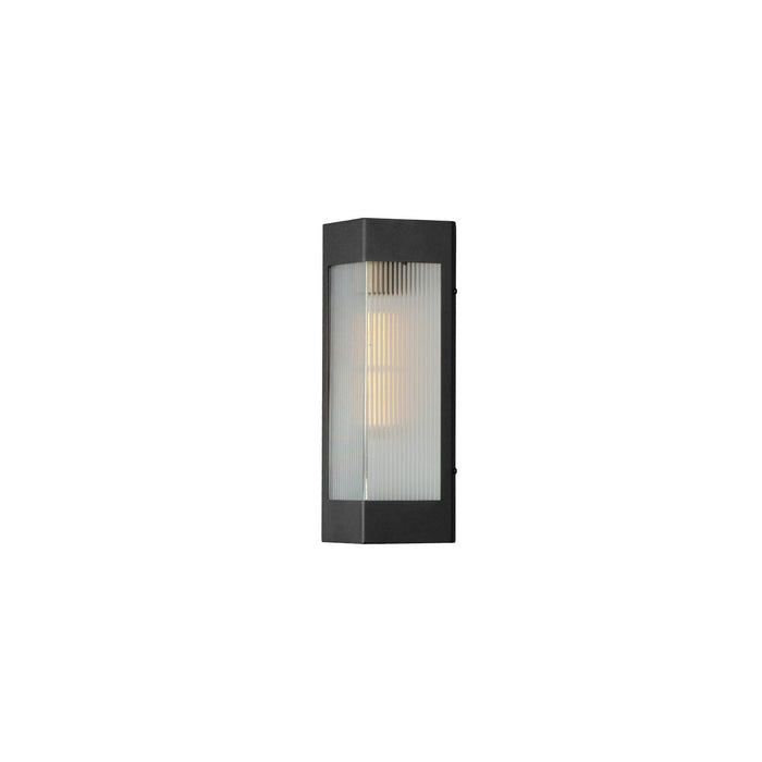 Maxim 30761CRBKAB One Light Outdoor Wall Sconce, Black / Antique Brass