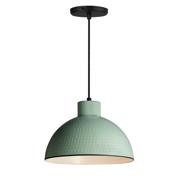 Maxim 35144SAG One Light Pendant, Sage Green