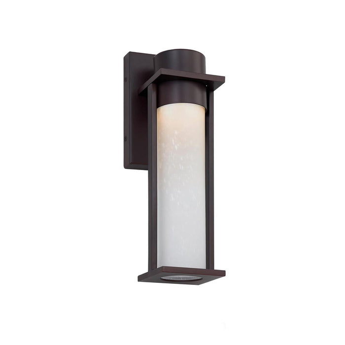 Justice Designs FSN-7161W-ETCH-MBLK LED Outdoor Wall Sconce, Matte Black