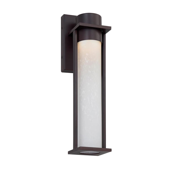 Justice Designs FSN-7162W-ETCH-MBLK LED Outdoor Wall Sconce, Matte Black