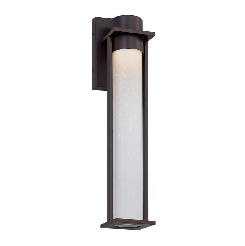Justice Designs FSN-7164W-ETCH-MBLK LED Outdoor Wall Sconce, Matte Black