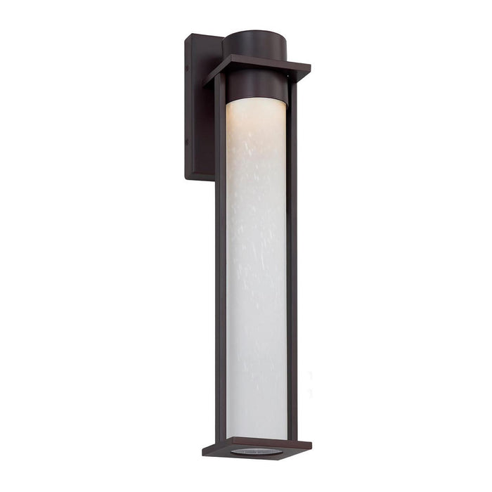 Justice Designs FSN-7164W-ETCH-MBLK LED Outdoor Wall Sconce, Matte Black