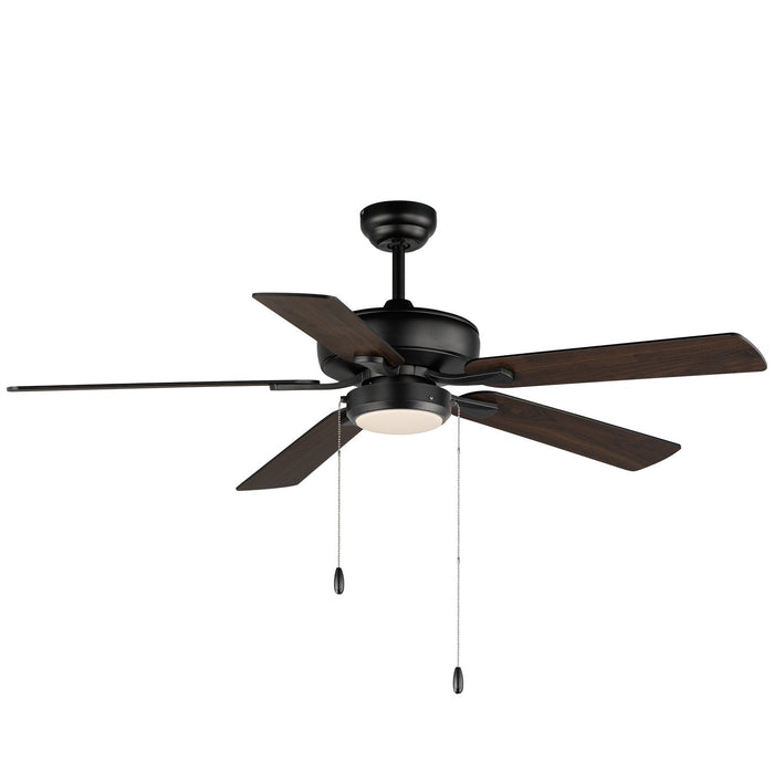 Maxim 88937BK 52" Ceiling Fan, Black