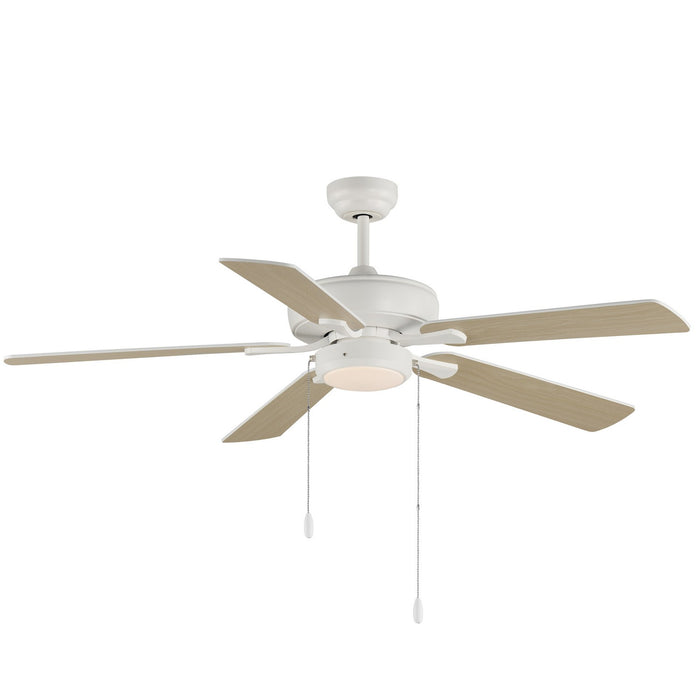 Maxim 88937MW 52" Ceiling Fan, Matte White