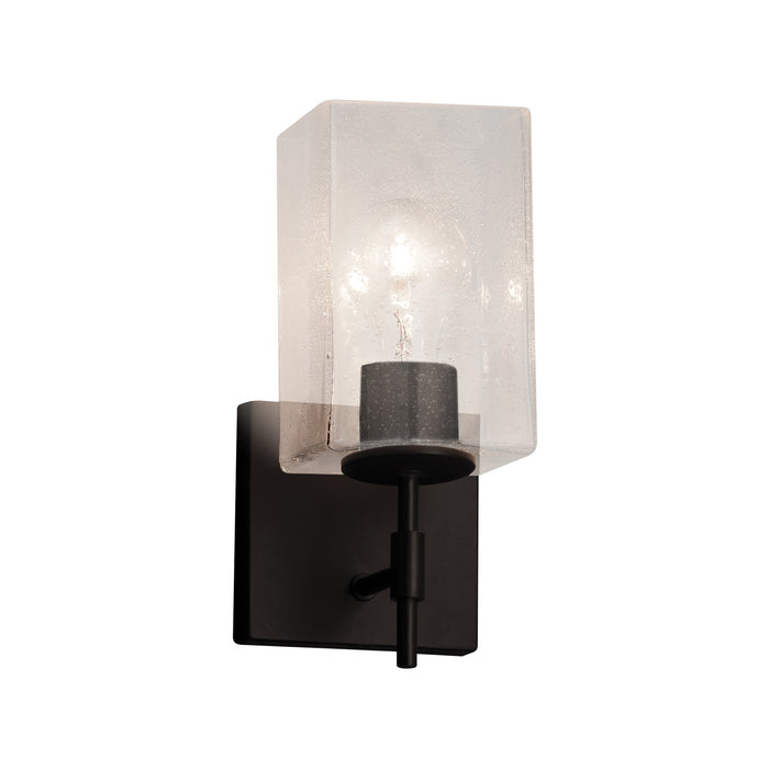 Justice Designs FSN-8411-10-SEED-MBLK-LED1-700 LED Wall Sconce, Matte Black