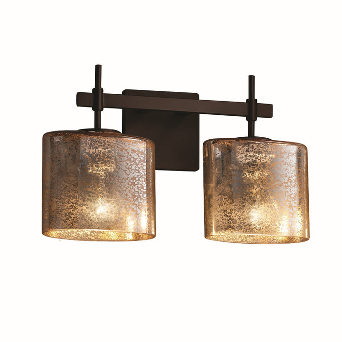 Justice Designs FSN-8412-30-MROR-DBRZ Two Light Bath Bar, Dark Bronze