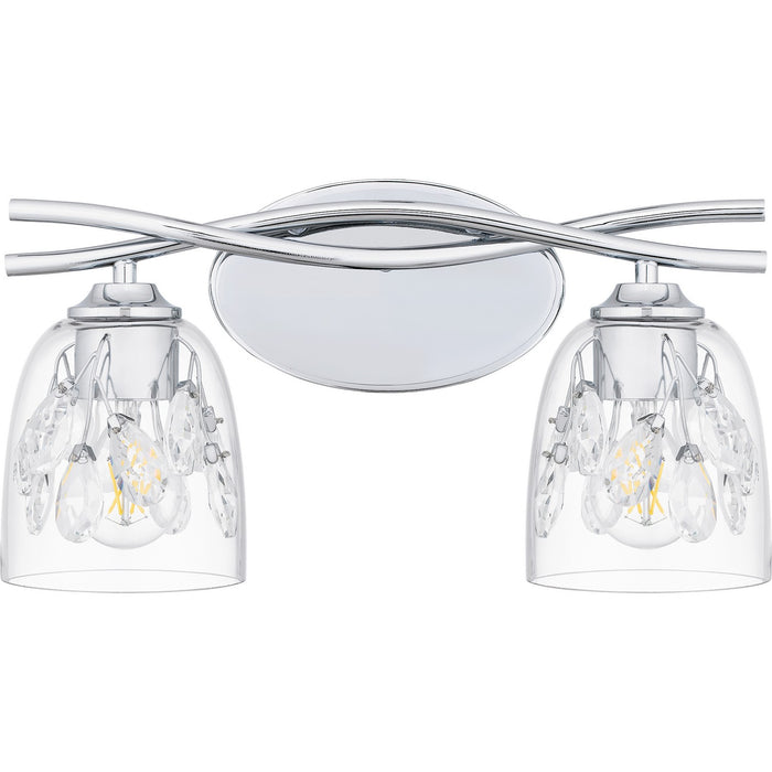 Quoizel ALE8616C Two Light Bath, Polished Chrome