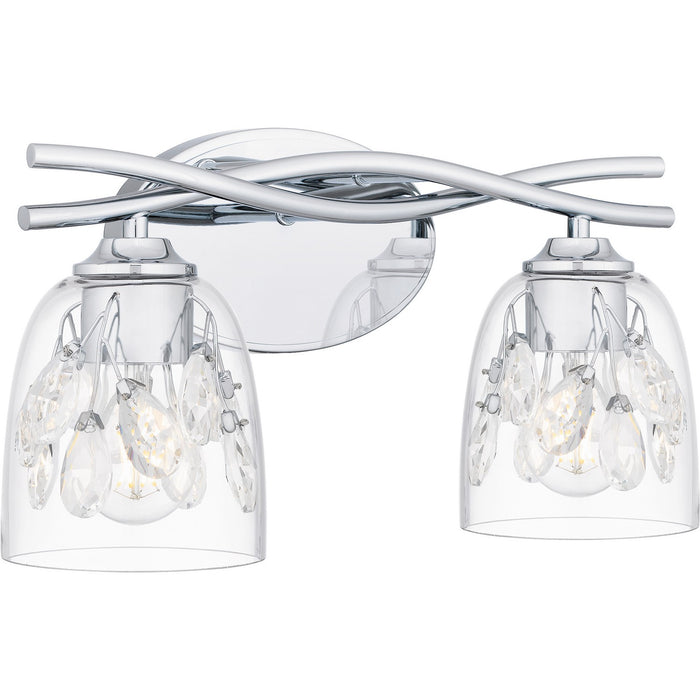 Quoizel ALE8616C Two Light Bath, Polished Chrome