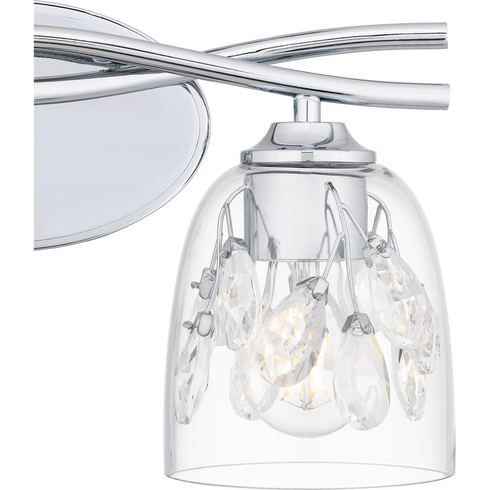 Quoizel ALE8616C Two Light Bath, Polished Chrome