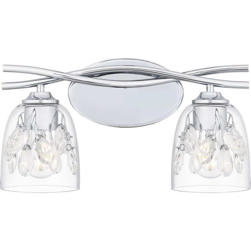 Quoizel ALE8616C Two Light Bath, Polished Chrome