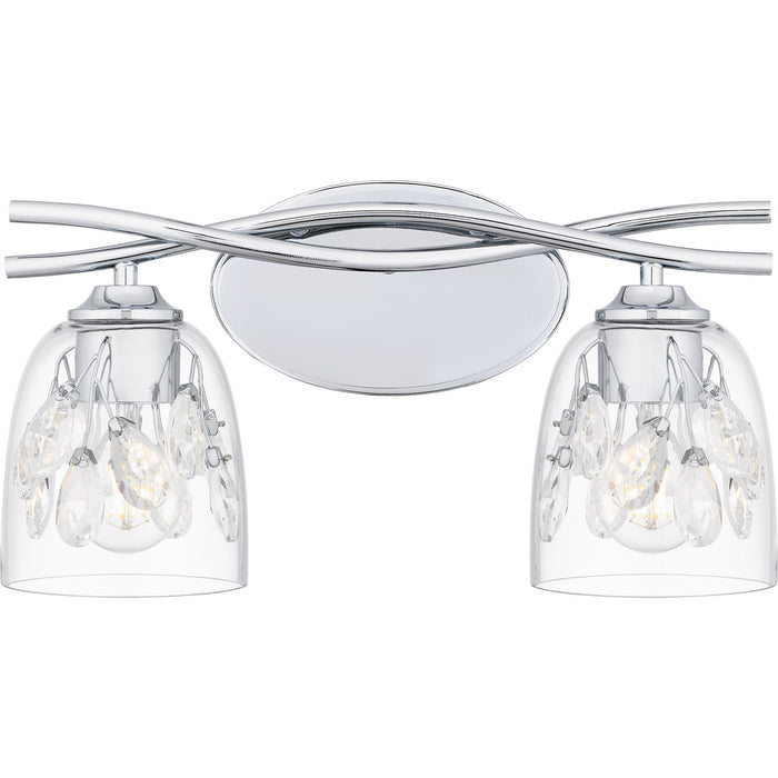 Quoizel ALE8616C Two Light Bath, Polished Chrome
