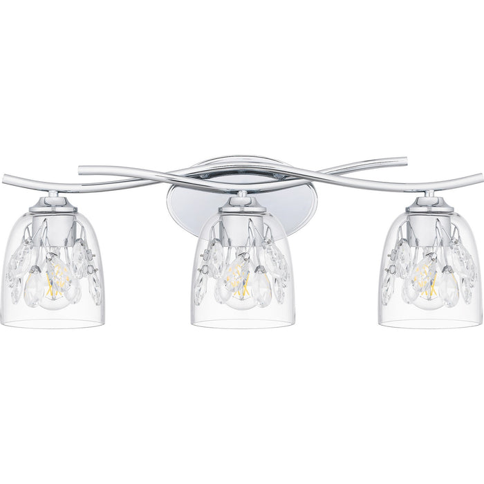 Quoizel ALE8624C Three Light Bath, Polished Chrome